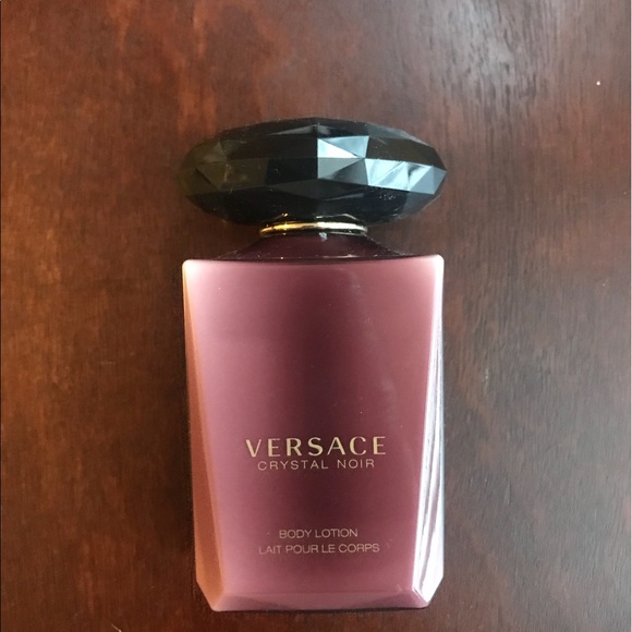 versace crystal noir body lotion price